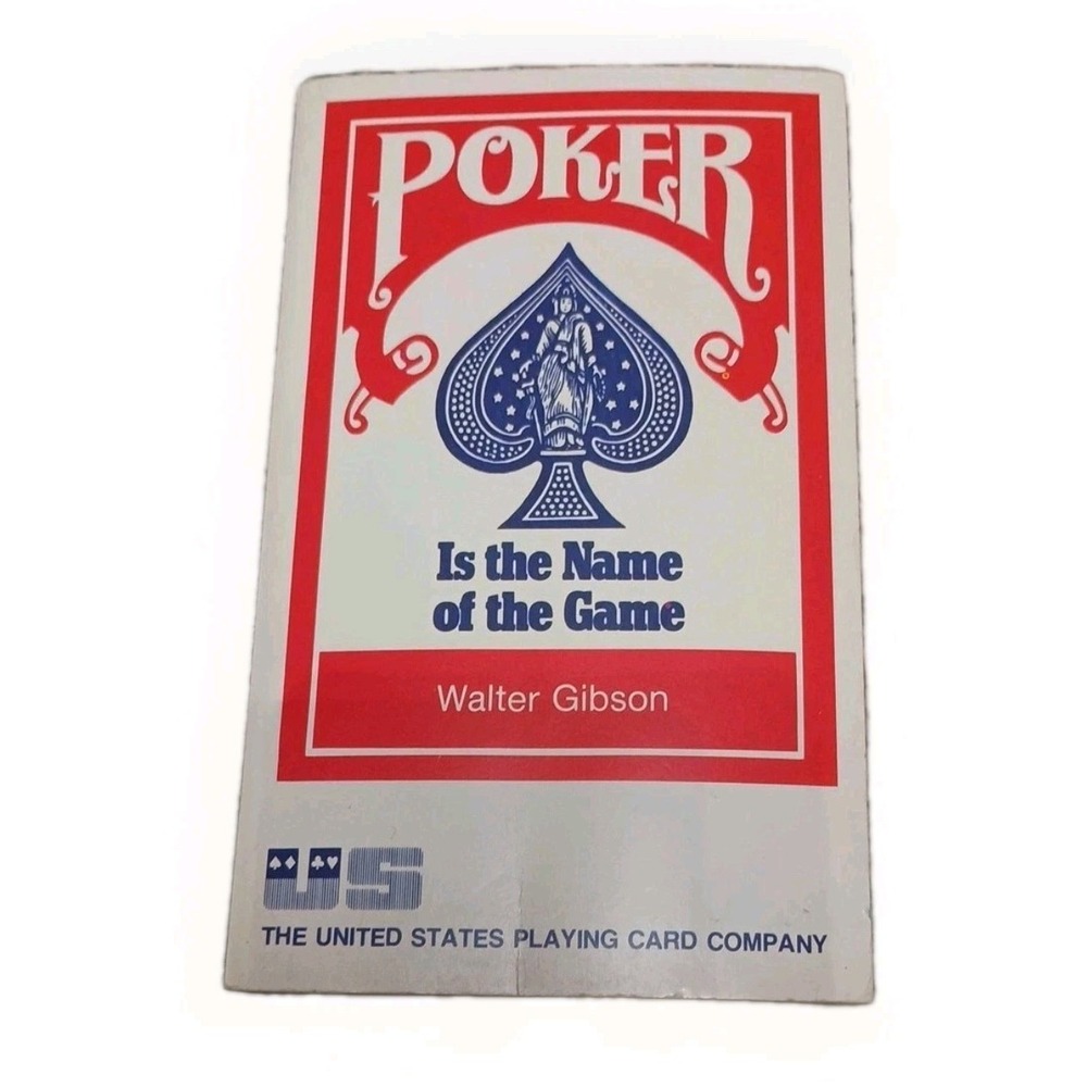 1974 Poker Is The Name Of The Game Walter Gibson 1st Edition Vintage Paperback
